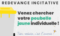 redevance incitative pays de fayence : venez chercher votre poubelle jaune individuelle. Trier, réduire, c'est l'avenir !